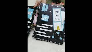 diy scrapbook with 10 pages ideas diy scrapbook cards scrapbook making ideas [upl. by Dario]