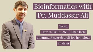 How to use BLAST Basic Local Alignment search tool for homology analysis [upl. by Damien]