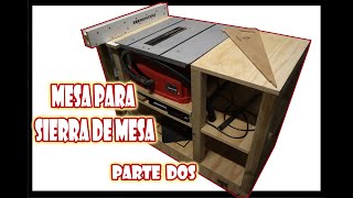 Mesa para la sierra de mesa Einhell Parte 2 [upl. by Siderf]