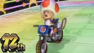 mario kart wii rainbow road raging and funny moments [upl. by Brooking514]