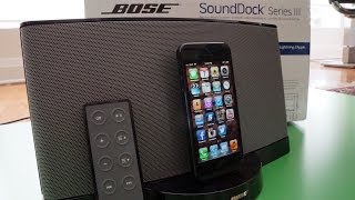 Bose Sounddock 3 REVIEW and Hands On [upl. by Ahsonek]