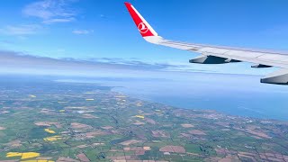 Sunny Morning Departure from Dublin  Turkish Airlines A321 NEO  4K 60FPS HDR [upl. by Nnylirak54]