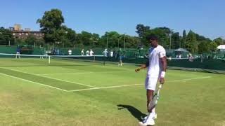 Prajnesh Gunneswaran  Wimbledon Qualifying 2018  Tobias Kamke [upl. by Teodorico]