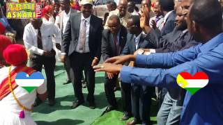 Madaxweyne Cabdiweli Gaas oo lagu soo dhoweeyay Dhaanto Cajiib Markuu Booqasha kutegay DDSI [upl. by Eichman329]