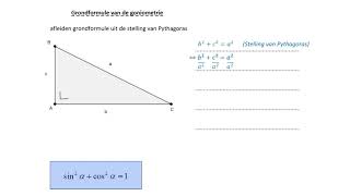 Formules uit de goniometrie Grondformule [upl. by Donna]