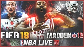 Madden 18 NBA Live 18 FIFA 18 Gameplay Demos Announced [upl. by Hanauq]