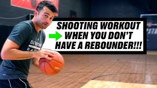 SHOOTING DRILLS WITH NO REBOUNDER  HoopStudy Basketball [upl. by Anitnerolf]