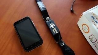 How to pair the Tactical Bluetooth Throat Mic and your Cell Phone for action [upl. by Enirbas961]