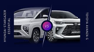 Hyundai Stargazer Essential VS Toyota Avanza G [upl. by Inail]