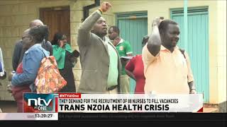 Trans Nzoia health services are on hold as the medical strike enters its second month [upl. by Swithbert630]