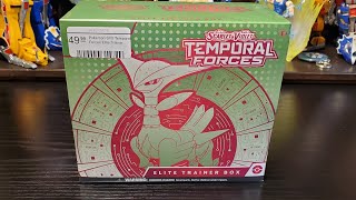 quotGirafarig Backwardsquot Temporal Forces Elite Trainer Box Opening pokemon temporalforces [upl. by Swetlana459]