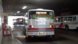 札幌200か5308AMTエンジン起動音・走行音宮の沢駅バスターミナル [upl. by Asta]