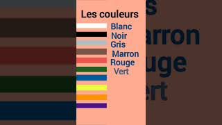 Colors in French Language learnfrench [upl. by Renie]