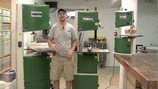 Three Rikon Bandsaws A Comparison [upl. by Adnarrim]