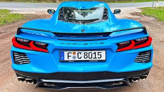 2023 CORVETTE C8 Stingray  0100 100200 EXHAUST SOUND amp POV [upl. by Gittel]