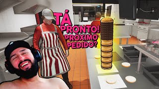 O CLIENTE PEDIU 1 CARNE EXTRA E GANHOU LOGO 15 kkkkkkjjjj  Fast Food Simulator [upl. by Akkinahs]