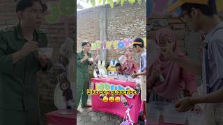 DOMINIQUE JUALAN ES JELLY LABUBU DIHABISIN PAK HANSIP SAMPE UCUP NANGIS GA KEBAGIAN😱😱 viralvideo [upl. by Yrevi792]