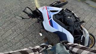 I dropped my Honda Transalp 750 Hepco amp Becker crash guards SWMotech handguards tested 4K [upl. by Alfeus]