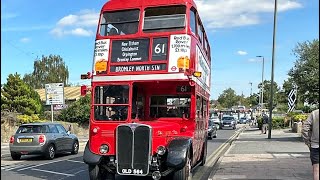 OLD 564Preserved London Transport AEC Regent Weymann [upl. by Yetta886]