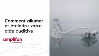 Comment allumer et éteindre votre aide auditive Amplifon Sivantos nonrechargeable [upl. by Cos563]