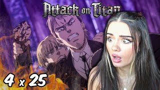 Night of The End  ATTACK ON TITAN  Reaction 4x25 [upl. by Jessabell477]