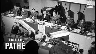 Manstein War Crimes Trial Begins 1949 [upl. by Schwinn]