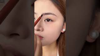 Simple eyeliner and eyebrows makeup makeupshorts makeuptutorial [upl. by Effie]