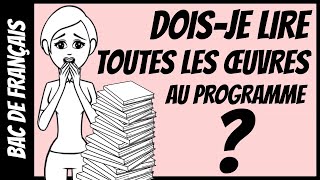 Bac de français  Doisje lire toutes les œuvres au programme [upl. by Schulman452]