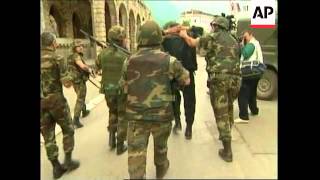 YUGOSLAVIA KOSOVO PEC KLA SOLDIER ARRESTED [upl. by Nafets]