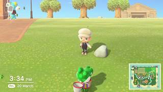 How to Cross Rivers Early game in Animal Crossing New Horizons [upl. by Urbas]