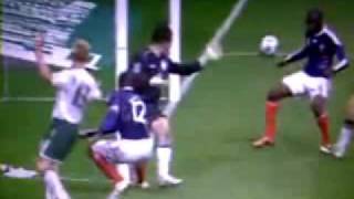 vilaine main de Thierry Henry France irlande clipChanson [upl. by Aihsikal]