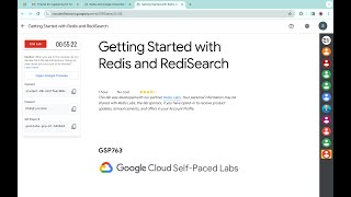 Getting Started with Redis and RediSearch  qwiklabs  GSP763  With Explanation🗣️ [upl. by Jeanelle]