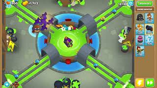 Bloons TD 6  Spillway  Easy  Primary Only Strategy Guide [upl. by Kalila]