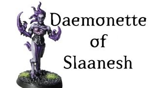 How to Paint Daemonettes of Slaanesh for Warhammer 40k or Warhammer Fantasy [upl. by Ornstead]