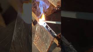 see how this master welds thick iron easily weldingtipsandtricks welder [upl. by Akinert]