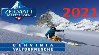 Best Skiing 2021 ZermattBreuilCervinia [upl. by Varion]