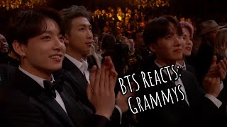 BTS Reactions at the Grammys [upl. by Madora]