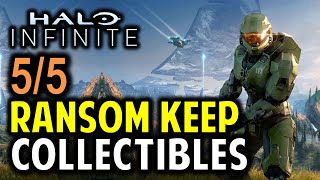 All Ransom Keep Collectibles Audio Logs amp Spartan Core Location  Halo Infinite [upl. by Hpesojnhoj]