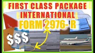 How to Mail FIRST CLASS PACKAGE INTERNATIONAL SERVICE THRU POST OFFICE 2020 [upl. by Niabi277]