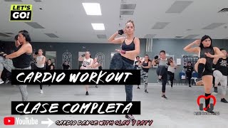 CARDIO WORKOUT  CLASES COMPLETA PARA BAJAR DE PESO Y QUEMAR GRASA [upl. by Standley]