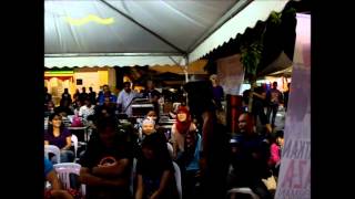 Ayie Leon   Saling Merindu Live [upl. by Anaeli449]