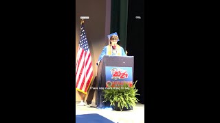 Valedictorian helps bury his late dad then gives an unforgettable graduation speech [upl. by Notsek]