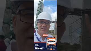 Rebotec Concreto utilizado para impermeabilizar obra [upl. by Esirtal]