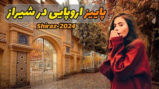 Shiraz Eream St  خیابان اروپایی شیراز در شب های پاییز [upl. by Steven]