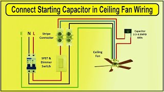 Ceiling Fan Connection With Diagram [upl. by Duwalt]