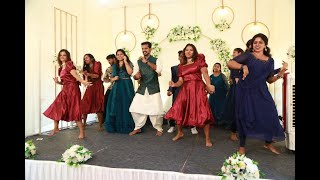 KERALA WEDDING DANCE VIDEO  ENGAGEMENT DANCE HIGHLIGHTS  AMMU  ABHI WEDDING DANCE [upl. by Ahsiatal]