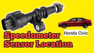 Speedometer Sensor Location of Honda Civic [upl. by Harle]