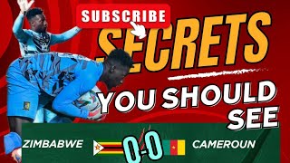 Cameroon vs Zambia full time highlights afcon [upl. by Anilys208]