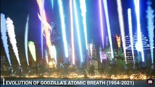 atomic breath evolution Godzilla gila keren banget ini video [upl. by Tekcirk]