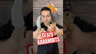 THESE KARAMBITS ARE CRAZY COOL  Reate ExoK karambit shorts viral knifeskills [upl. by Nuhsar]